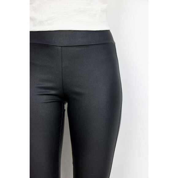 NWT SOYA CONCEPT Black Pam 2 Faux Leather Pants - Picture 4 of 11